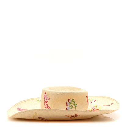 Hermes Straw Englantine Hat 56 Naturel Amazone Pop 4 of 10
