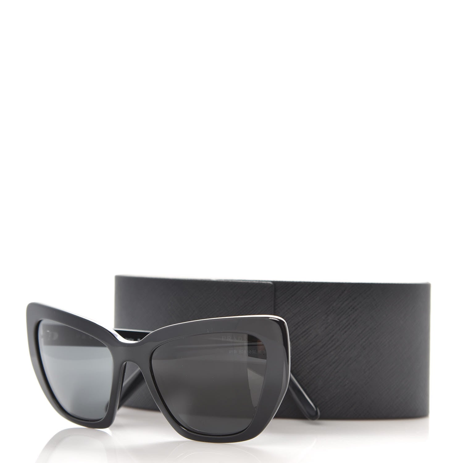 Prada Cat Eye Sunglasses SPR 08V Black 7 of 7