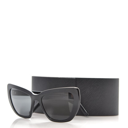 Prada Cat Eye Sunglasses SPR 08V Black 7 of 7