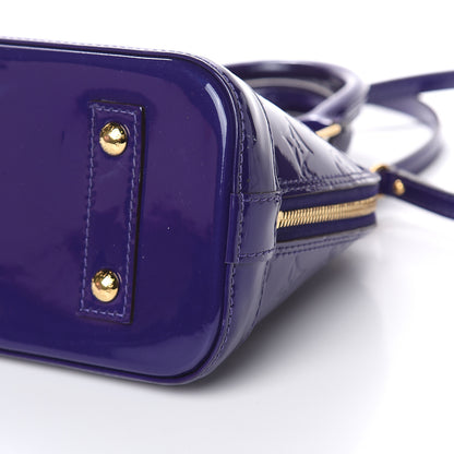 Louis Vuitton Vernis Alma BB Blueberry 7 of 10