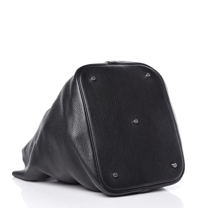 Hermes Taurillon Clemence Picotin Lock TGM Black 4 of 9