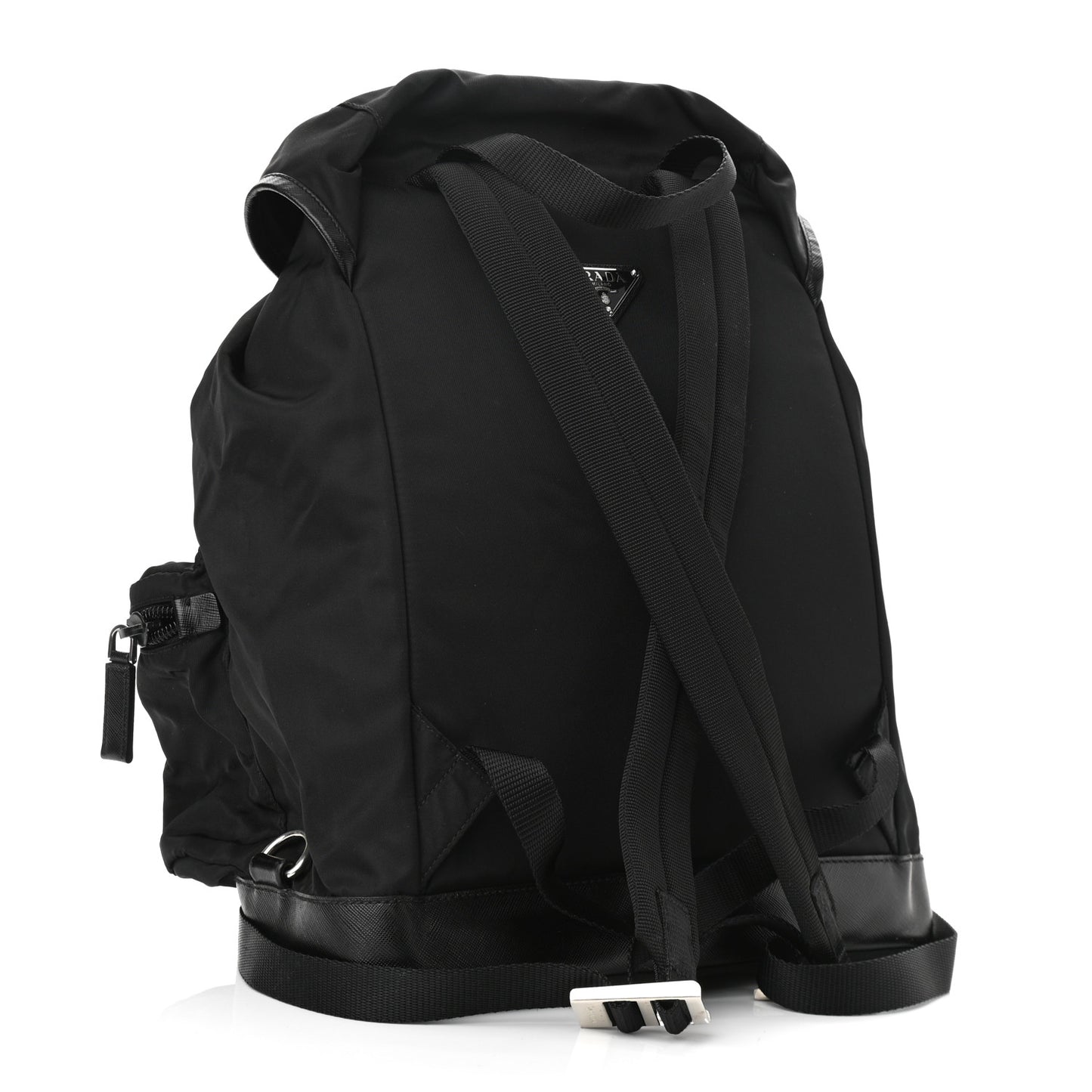 Tessuto Nylon Vela Large Backpack Black