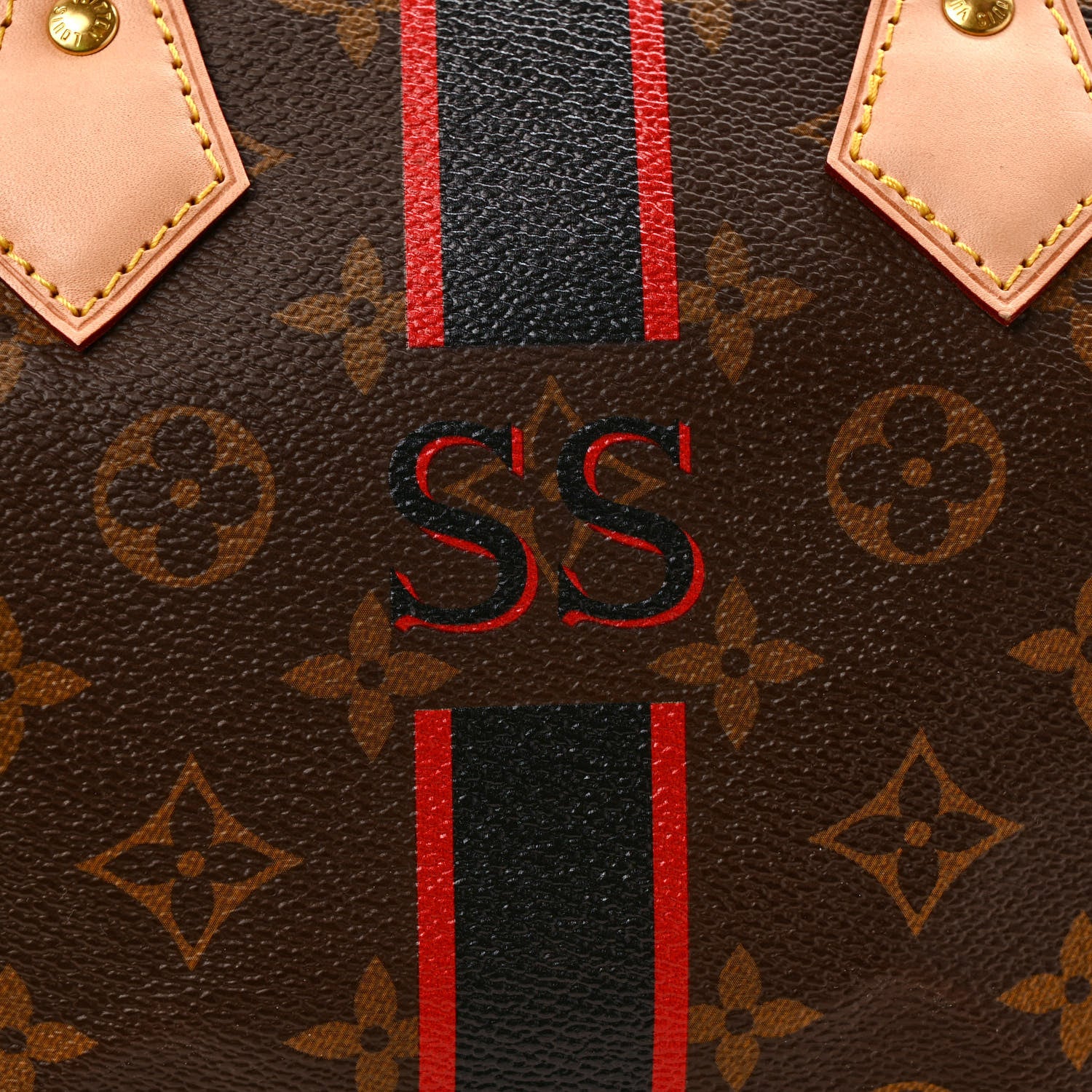 Louis Vuitton Monogram My LV Heritage Speedy 25 Black Red 8 of 10