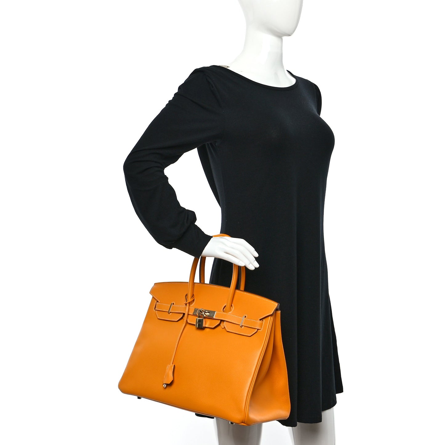 Epsom Candy Birkin 35 Jaune D'Or Feu