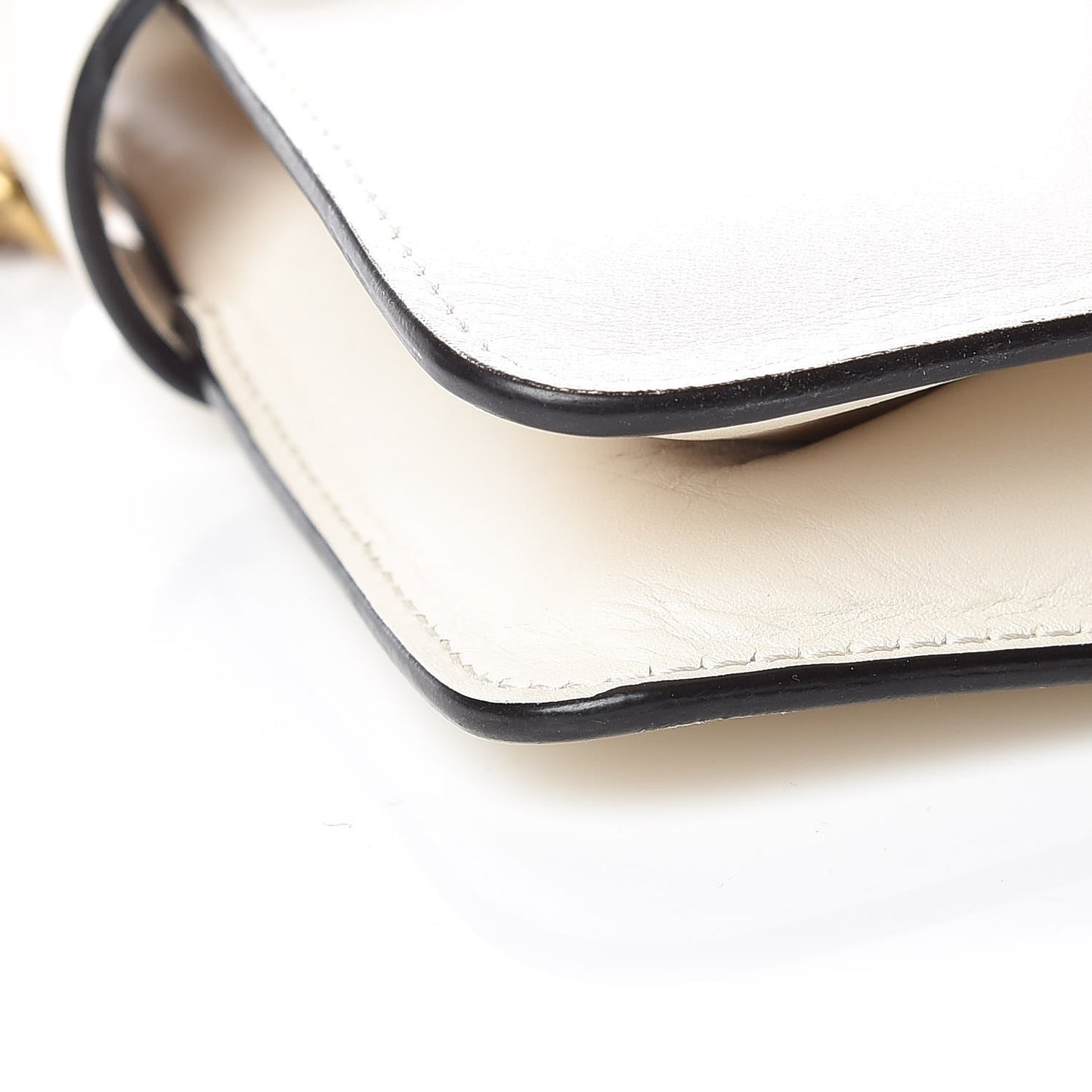 Nappa Sylvie Web Tiger Broadway Shoulder Bag White
