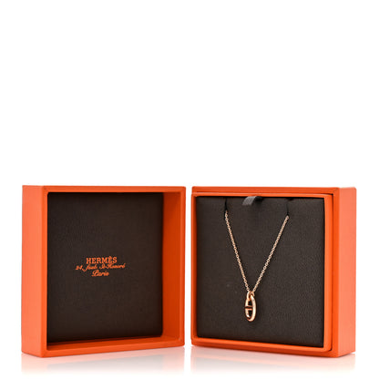 Hermes 18K Rose Gold PM Farandole Pendant Necklace 6 of 6