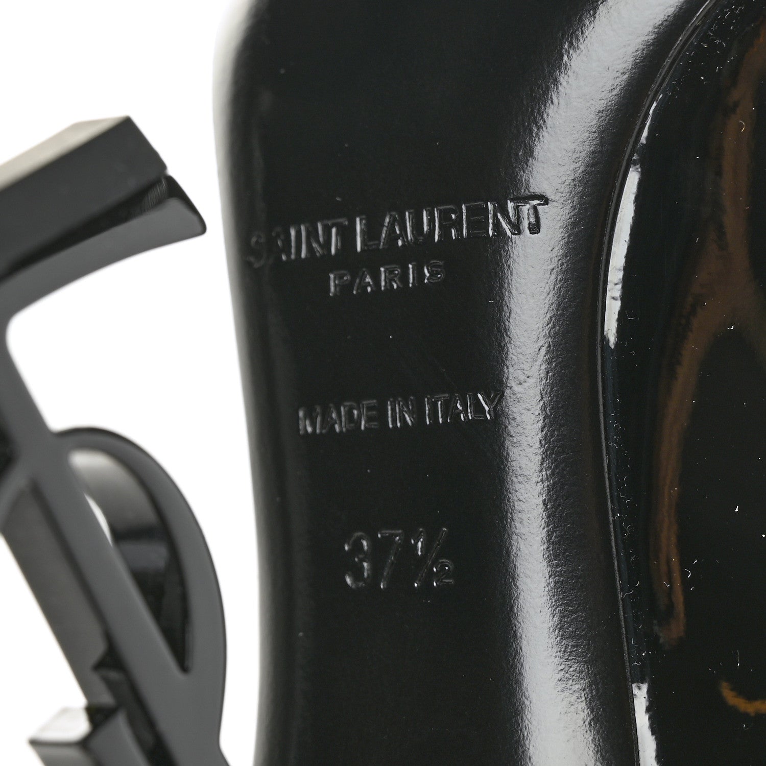 Saint Laurent Patent Opyum 110 Pumps 37.5 Black 6 of 7