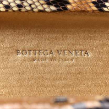 Bottega Veneta Satin Intreccio Impero Ayers Knot Clutch Camel 6 of 7