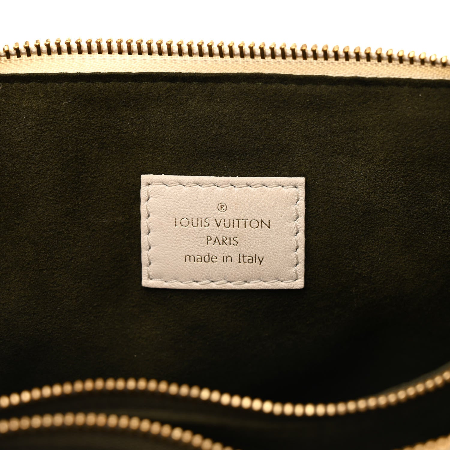 Louis Vuitton Lambskin Embossed Monogram Coussin PM Beige Cream 8 of 18