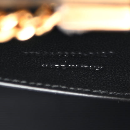 Saint Laurent Grain De Poudre Small Monogram Kate Satchel Black 7 of 8