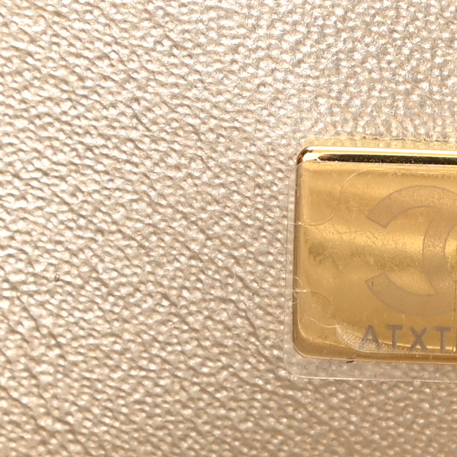 Chanel Metallic Lambskin Quilted Mini Rectangular Flap Gold 7 of 11