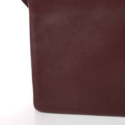Celine Lambskin Large Trio Crossbody Bag Burgundy 14 of 16