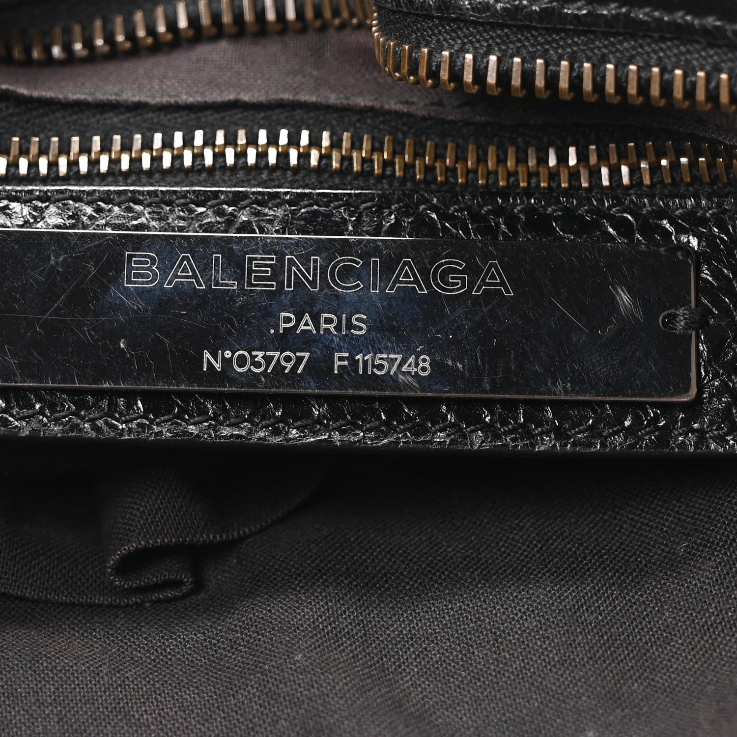 Balenciaga Agneau Classic Hardware City Black 7 of 11