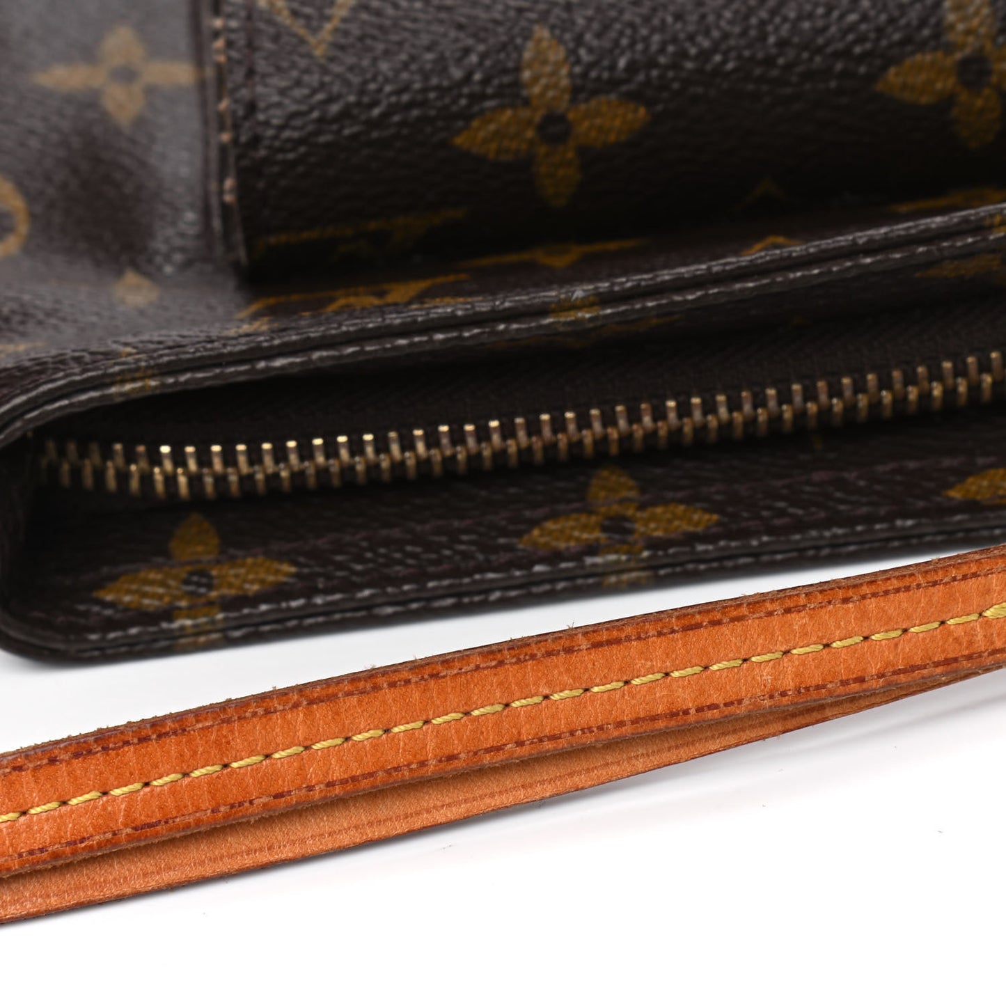 Monogram Partition Wristlet