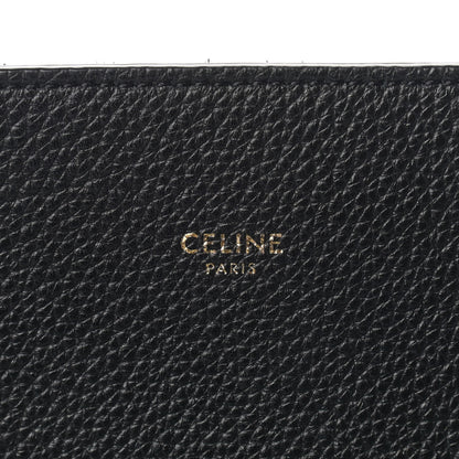 Celine Soft Grained Calfskin Medium Belt Cabas Phantom Black 5 of 9