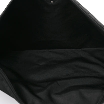 Prada Tessuto Nylon Saffiano Flat Pouch Black 5 of 6