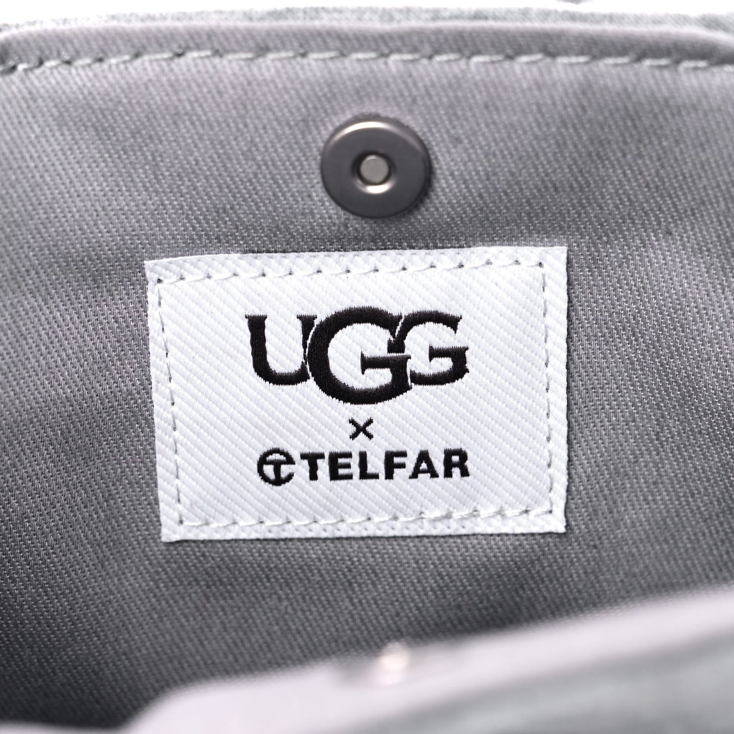 X UGG Fleece Small Shopping Bag Heather Grey