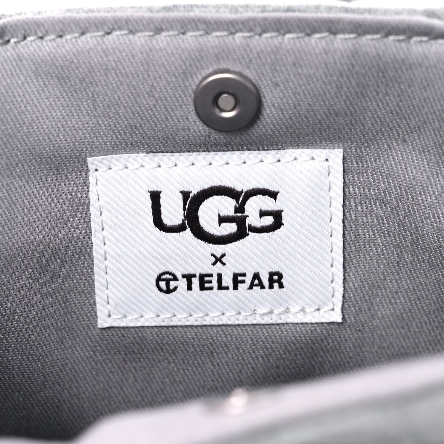 Telfar X UGG Fleece Small Shopping Bag Heather Grey 8 of 17