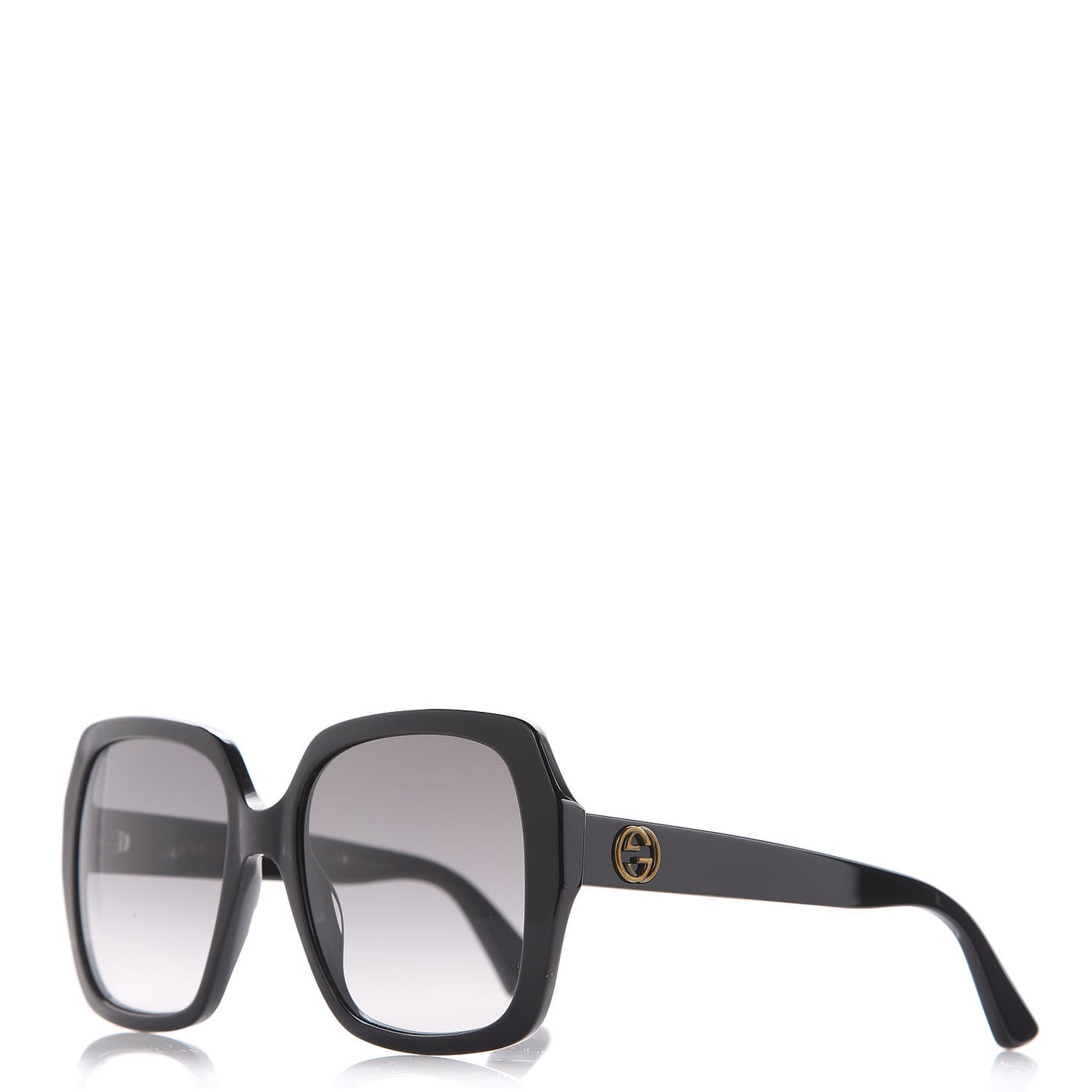 Acetate Square Frame GG0096S Sunglasses Black