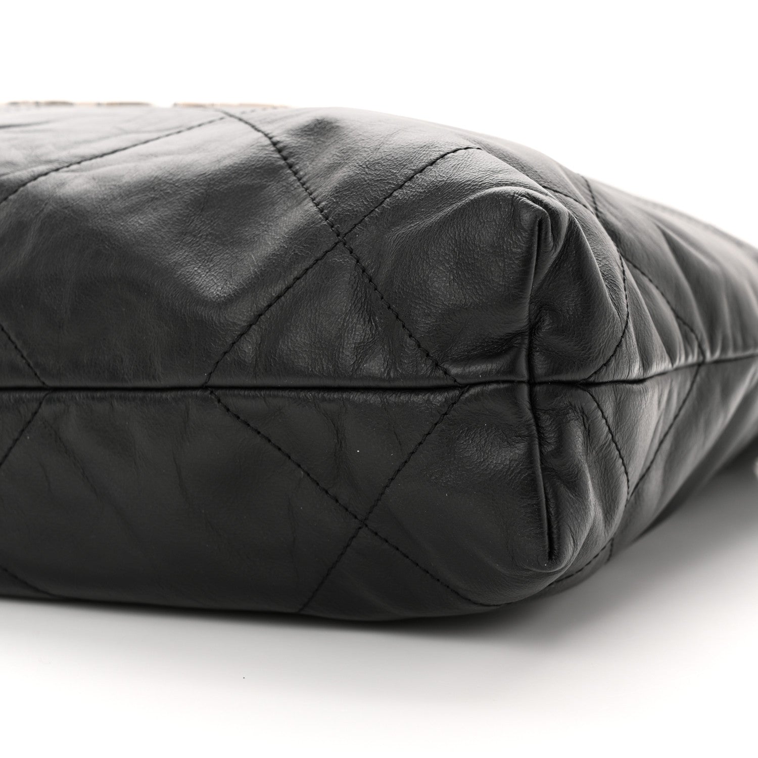 Chanel Shiny Calfskin Quilted Small Chanel 22 Black 11 of 13