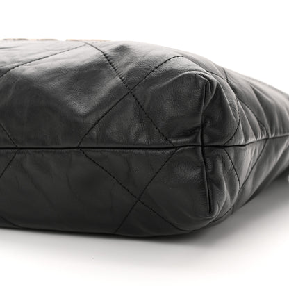 Chanel Shiny Calfskin Quilted Small Chanel 22 Black 11 of 13