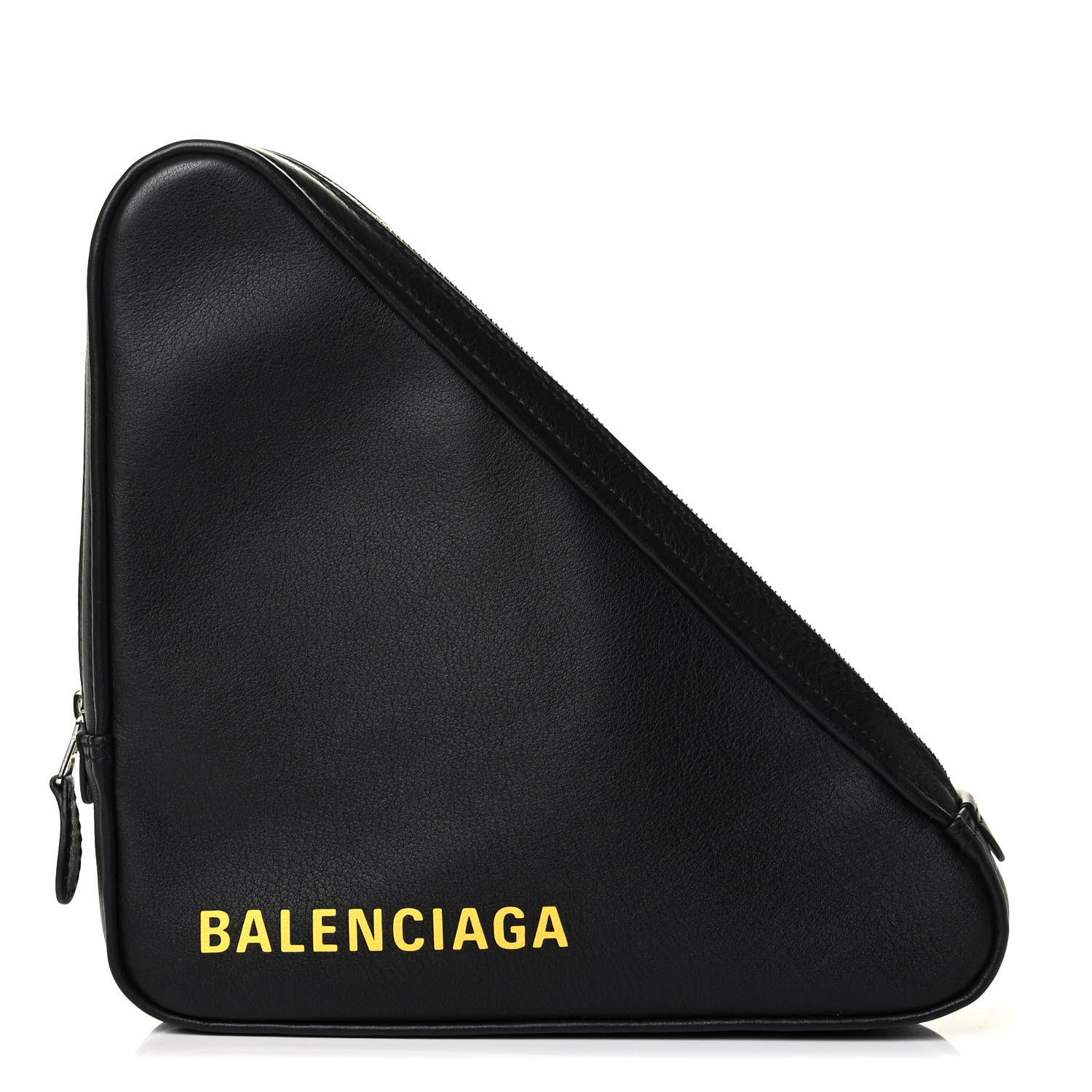 Balenciaga Calfskin M Triangle Pouch Black 1 of 6