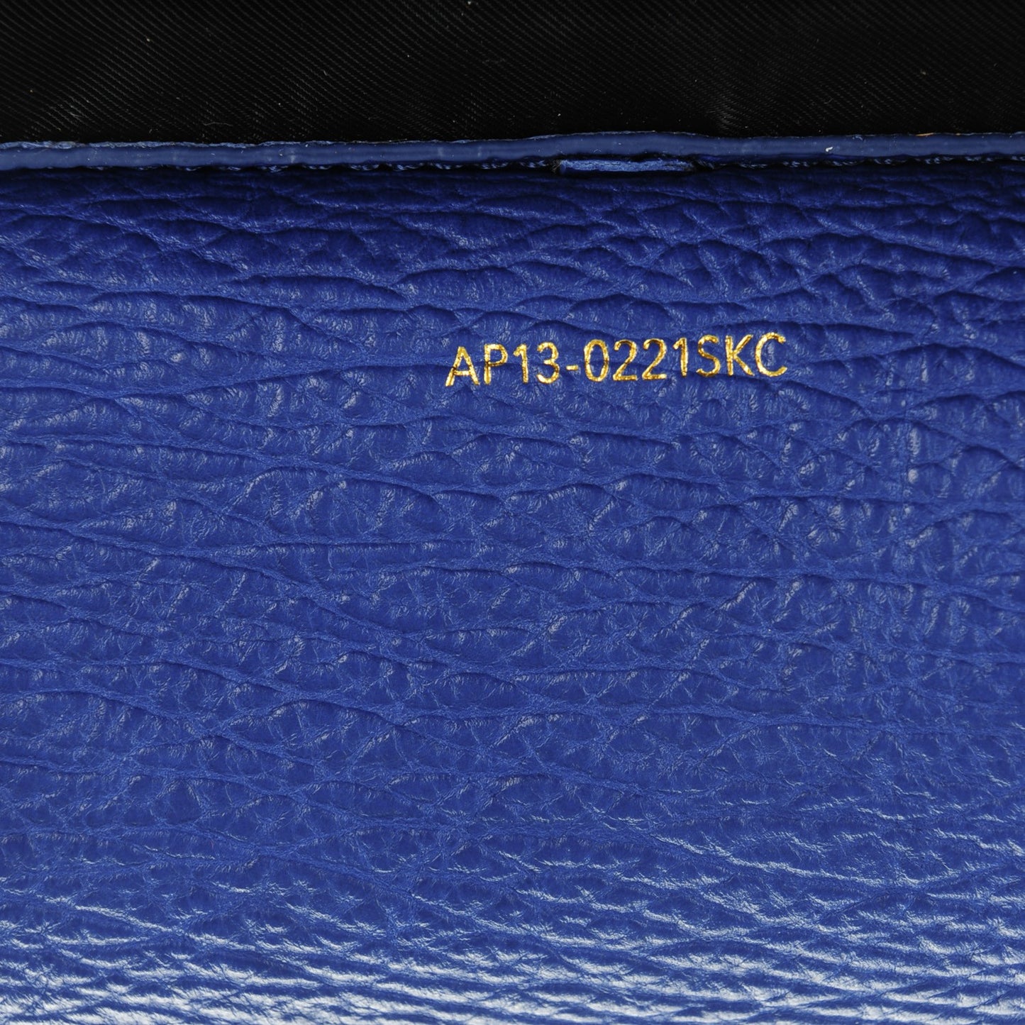 3.1 Textured Calfskin Large Pashli Satchel Cobalt