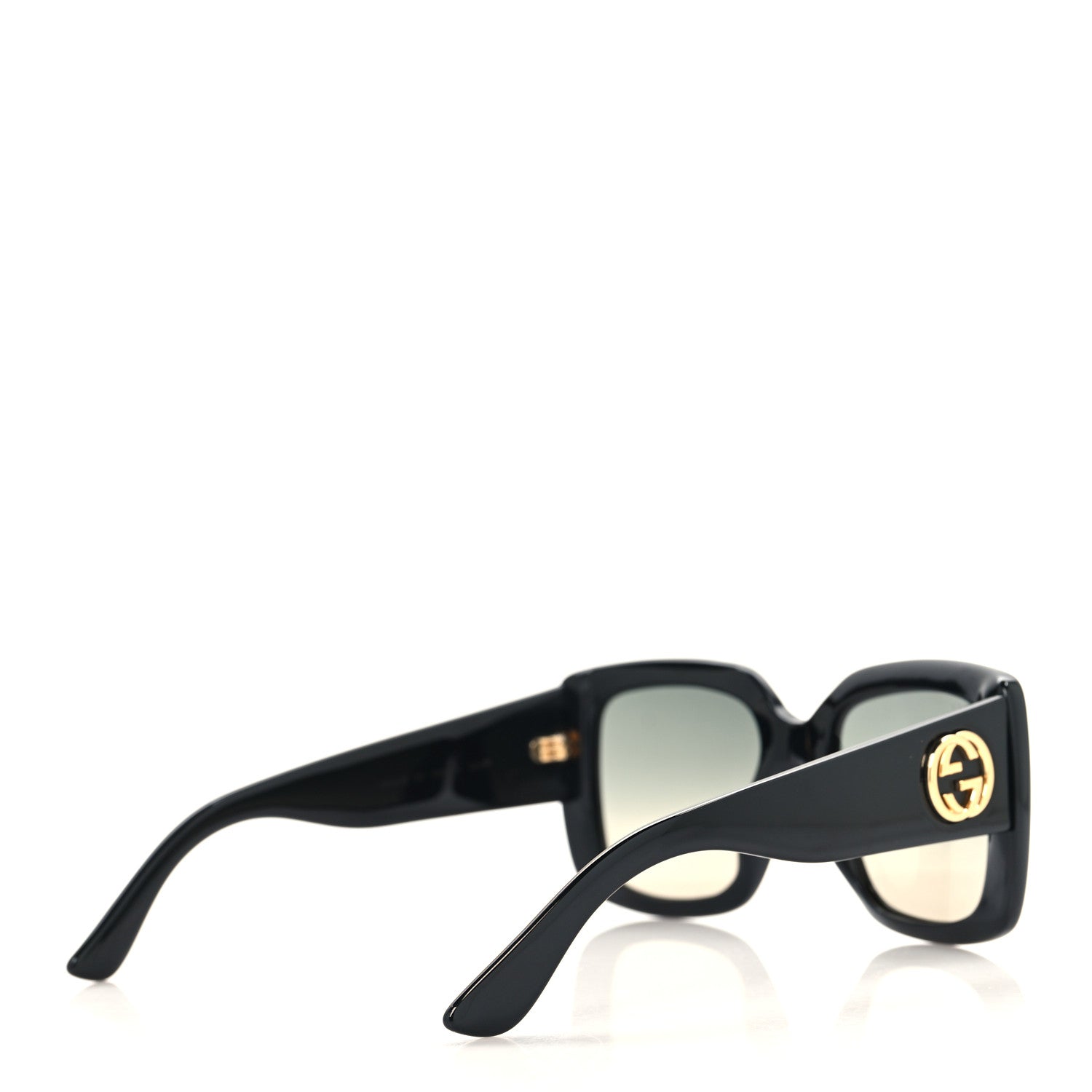 Gucci Acetate Square Frame Sunglasses GG0141S Black 4 of 8