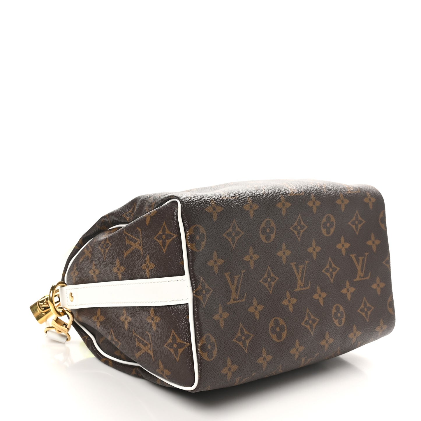 Monogram LV Match Speedy Bandouliere 25 White