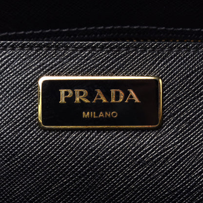 Prada Saffiano Large Galleria Double Zip Tote Black 6 of 11