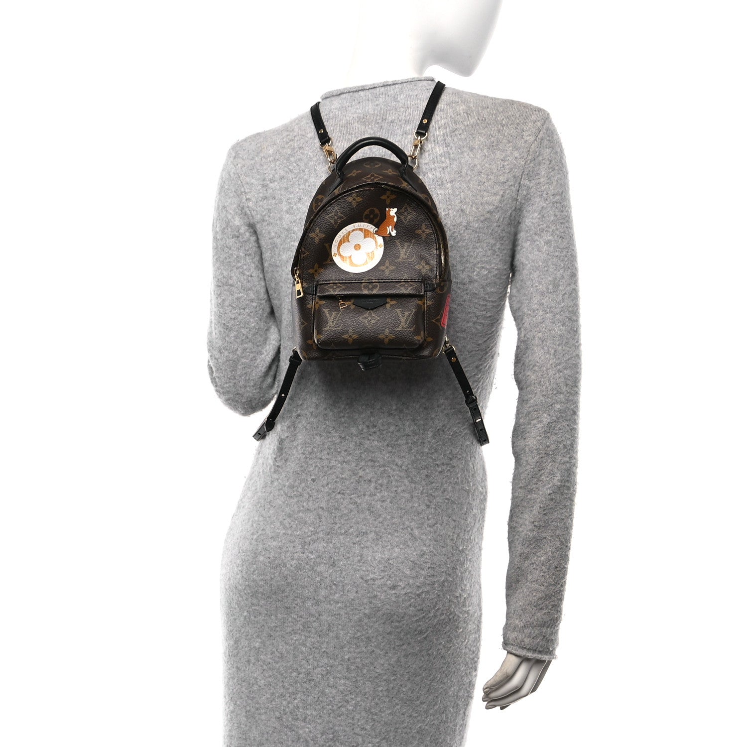 Louis Vuitton Monogram World Tour Palm Springs Backpack Mini 2 of 10
