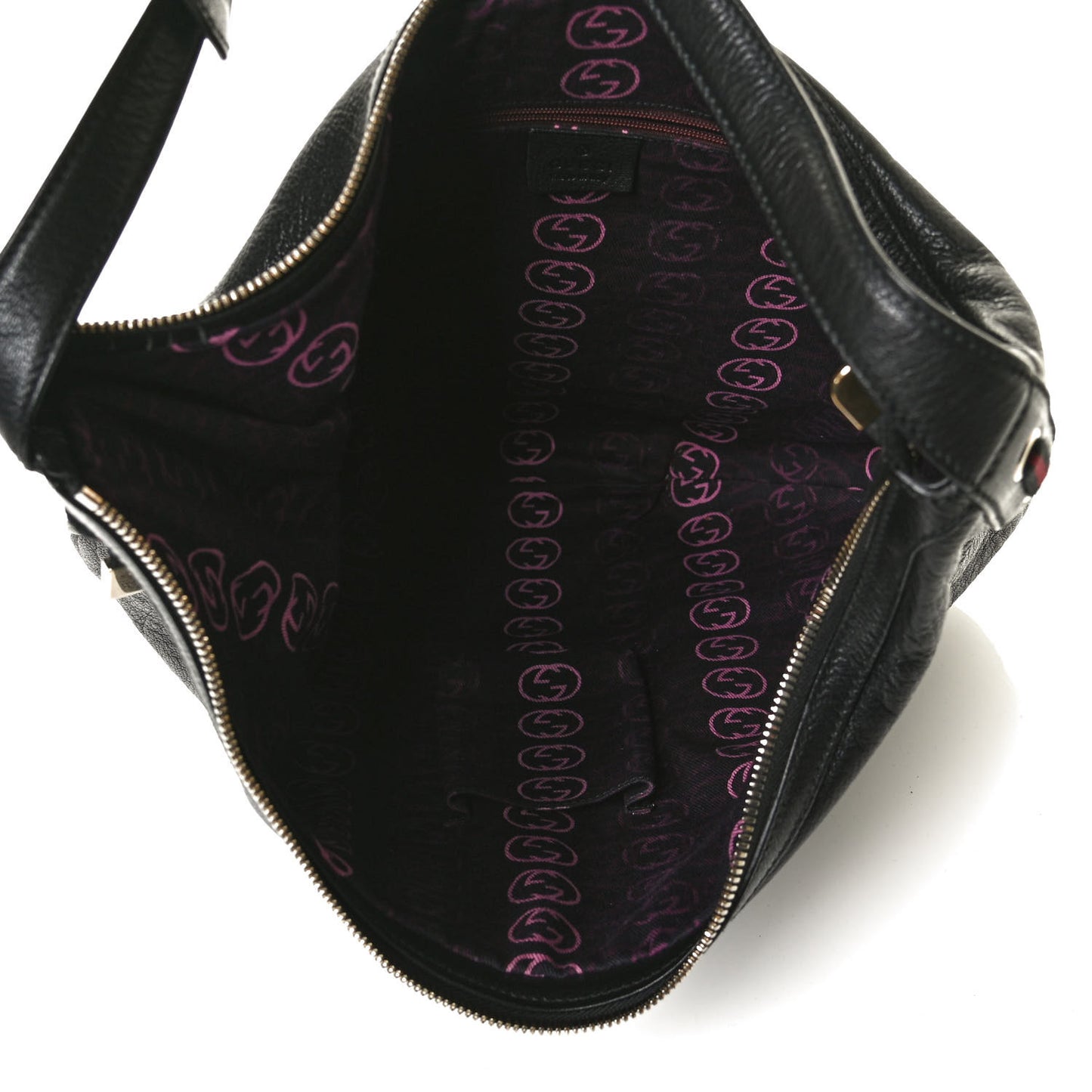 Calfskin Large Princy Hobo Black