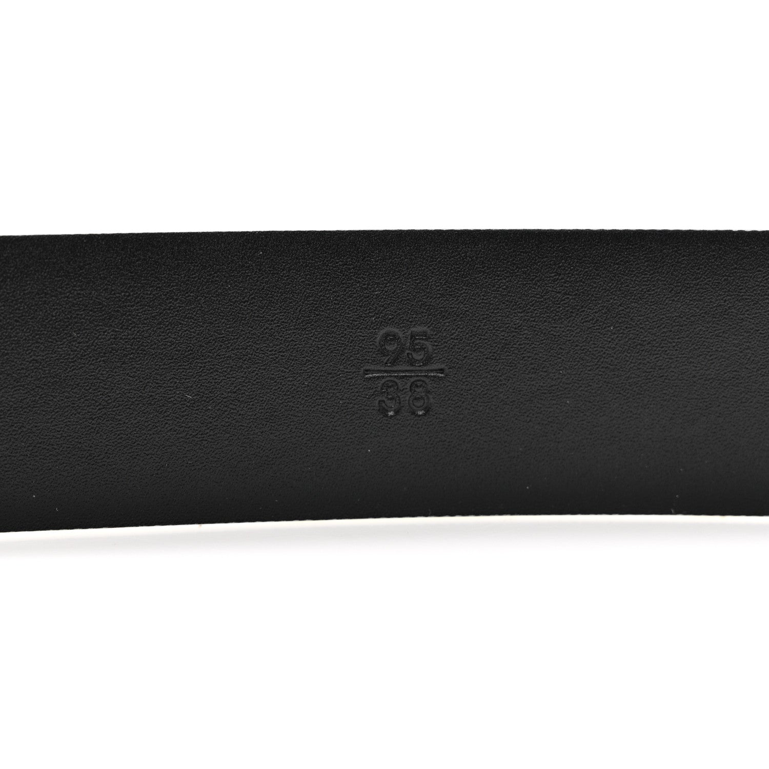 Chanel Calfskin Enamel CC Belt 95 38 White 4 of 7