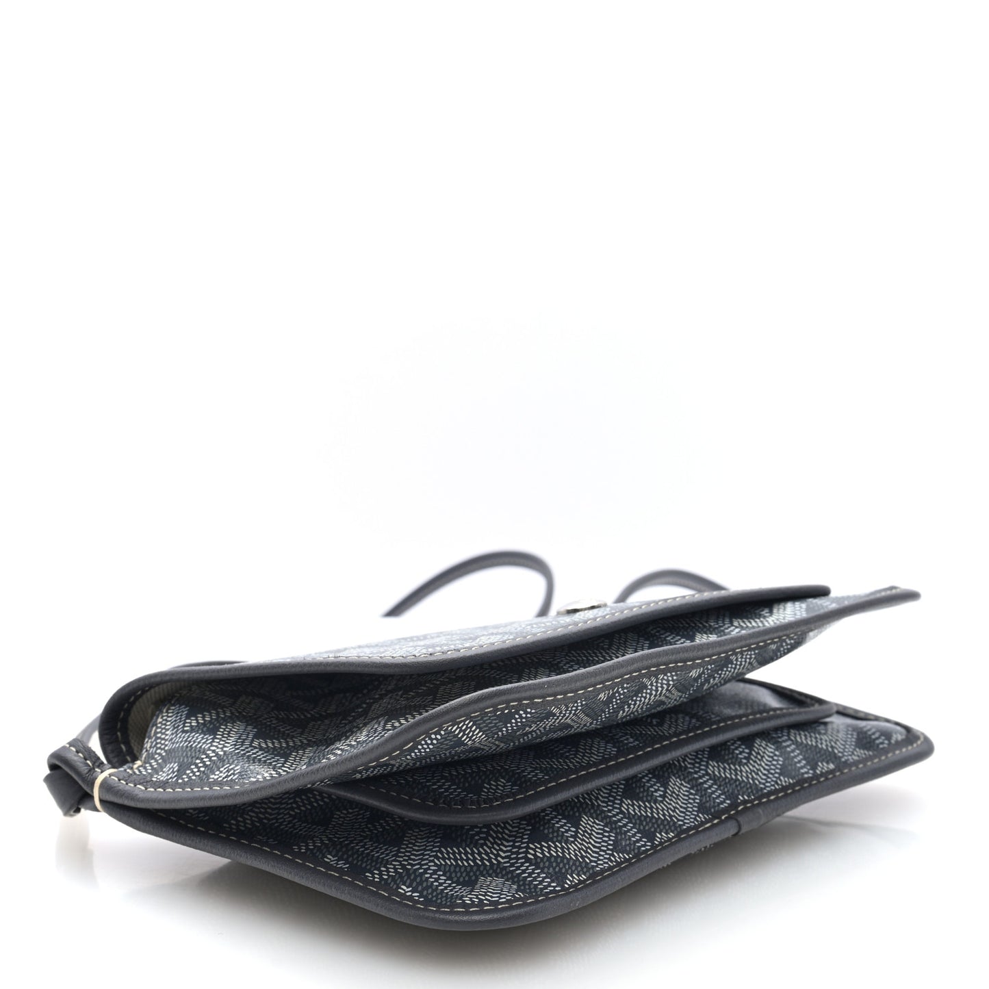 Goyardine Plumet Wallet Clutch Grey