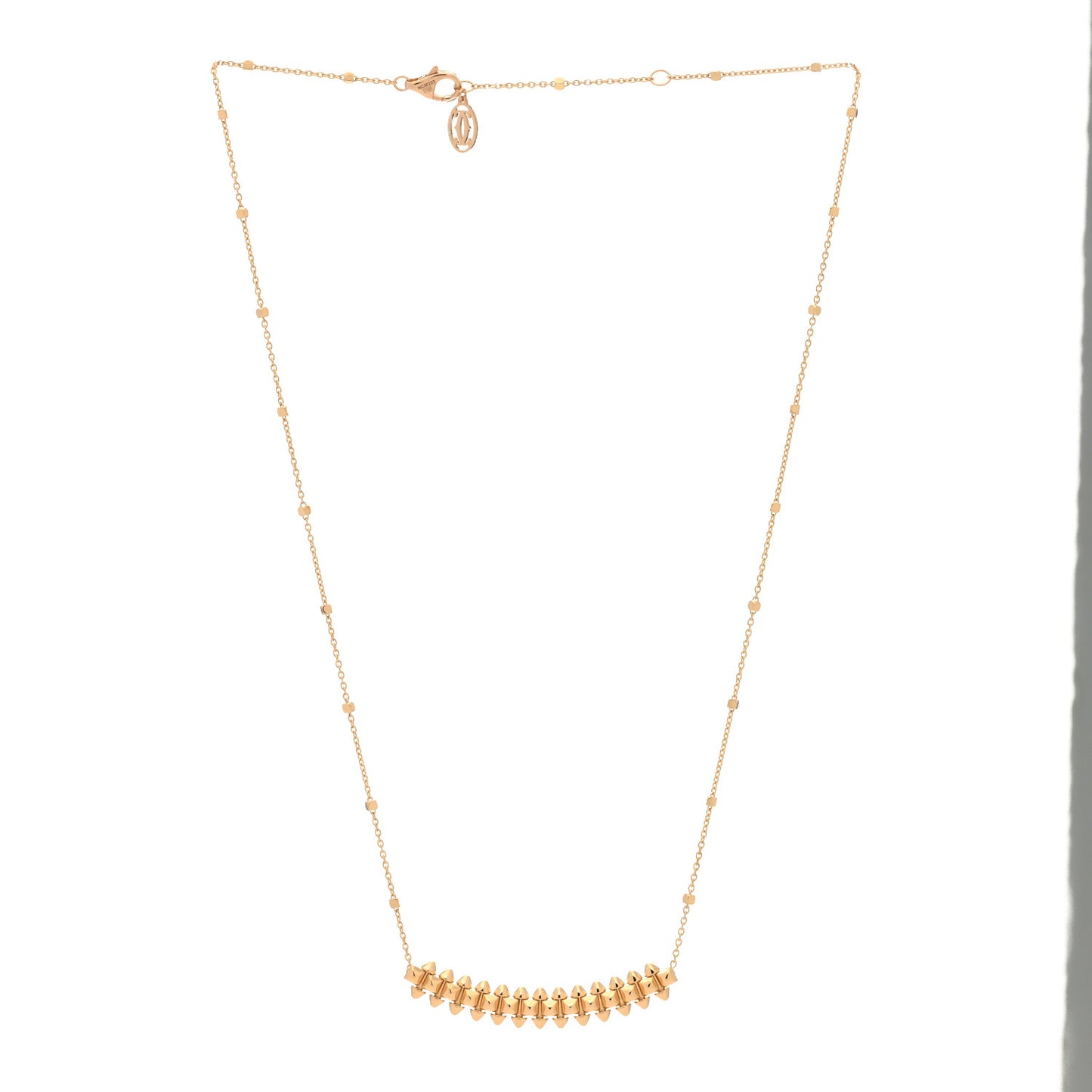 18K Pink Gold Small Clash de Cartier Necklace
