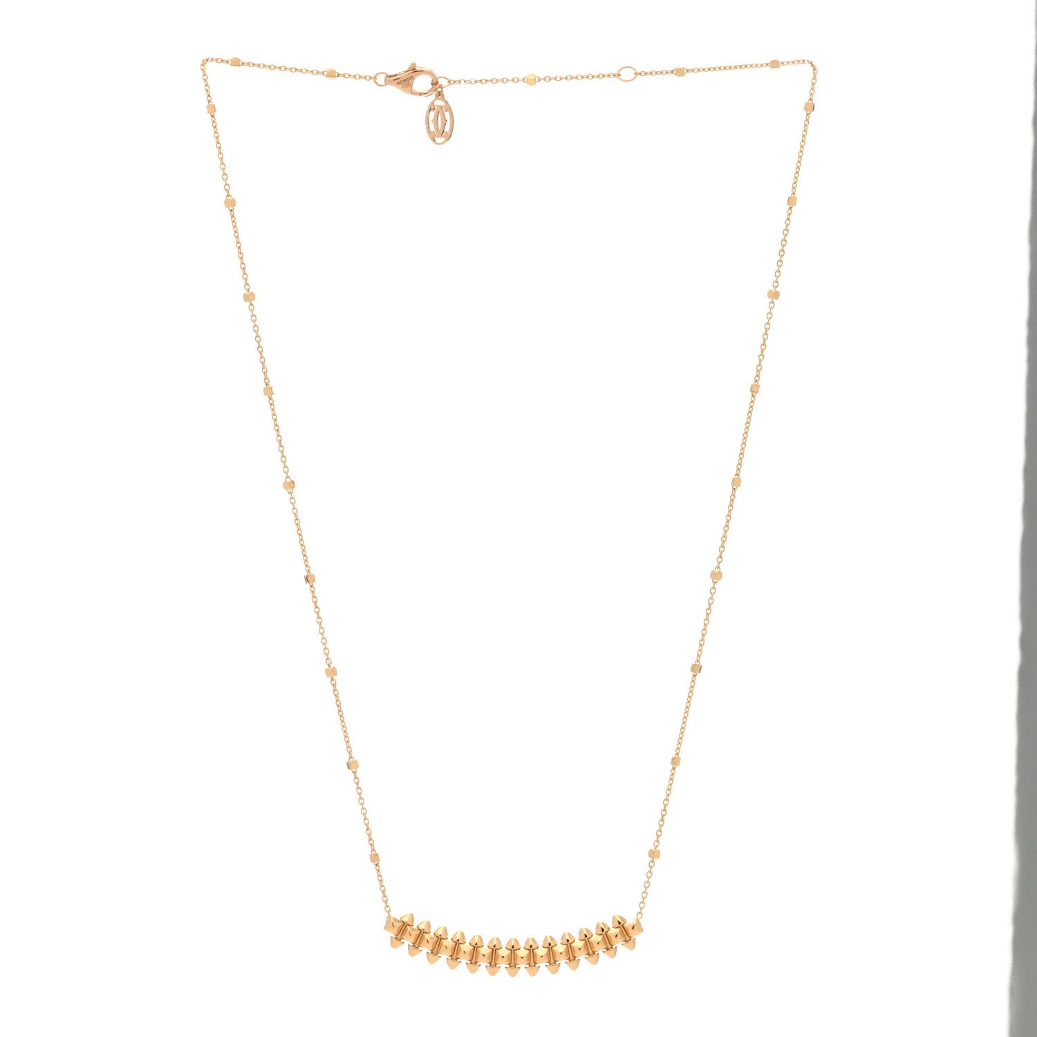 Cartier 18K Pink Gold Small Clash de Cartier Necklace 3 of 6