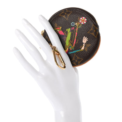 Louis Vuitton Monogram MOCA Round Coin Purse 2 of 6