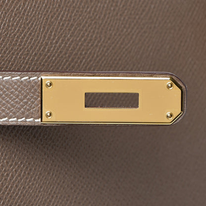 Hermes Epsom Kelly Sellier 32 Etoupe 13 of 34