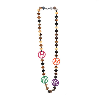 Hermes Buffalo Horn Lacquer Deva Necklace 3 of 6
