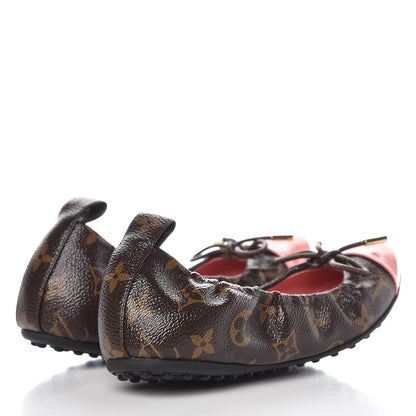 Louis Vuitton Monogram Patent Flirty Ballerina Flats 36.5 Rose Clair 4 of 7