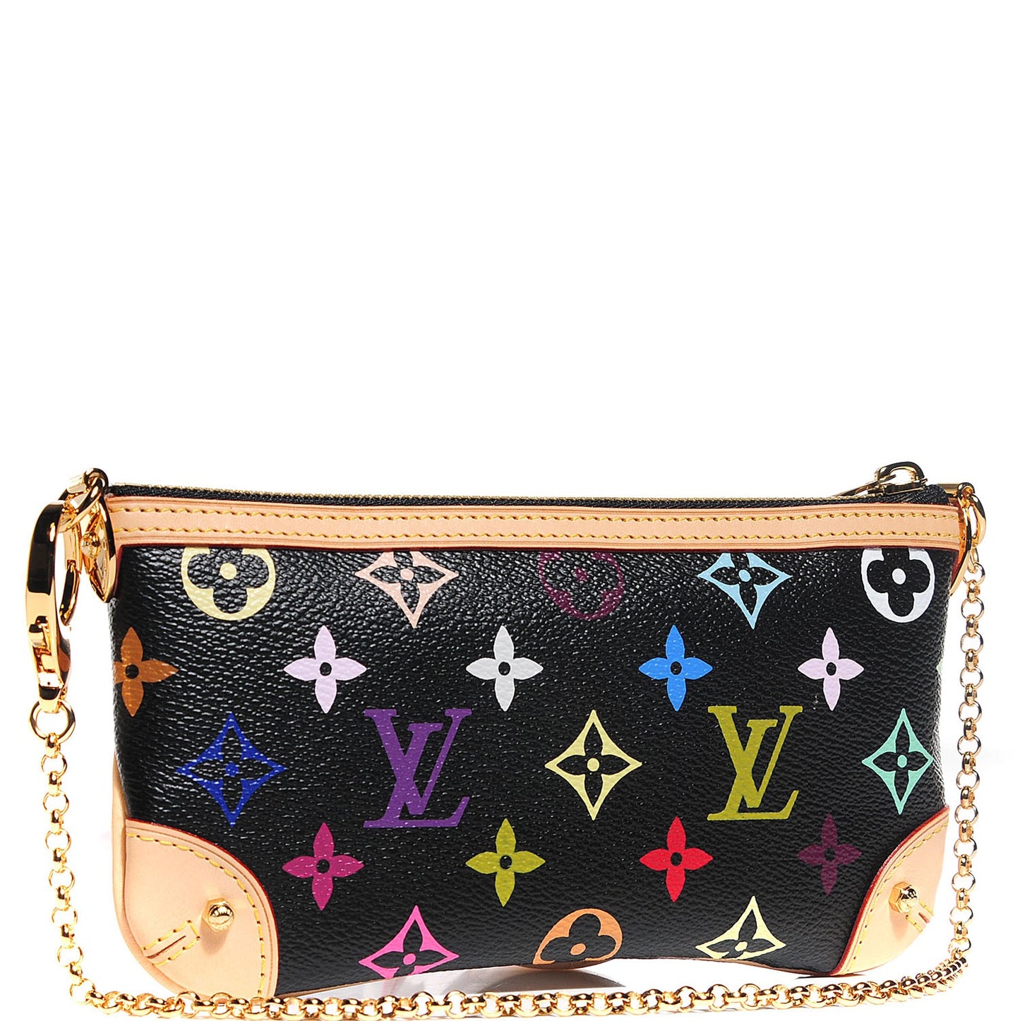 Monogram Multicolor Pochette Milla MM Black