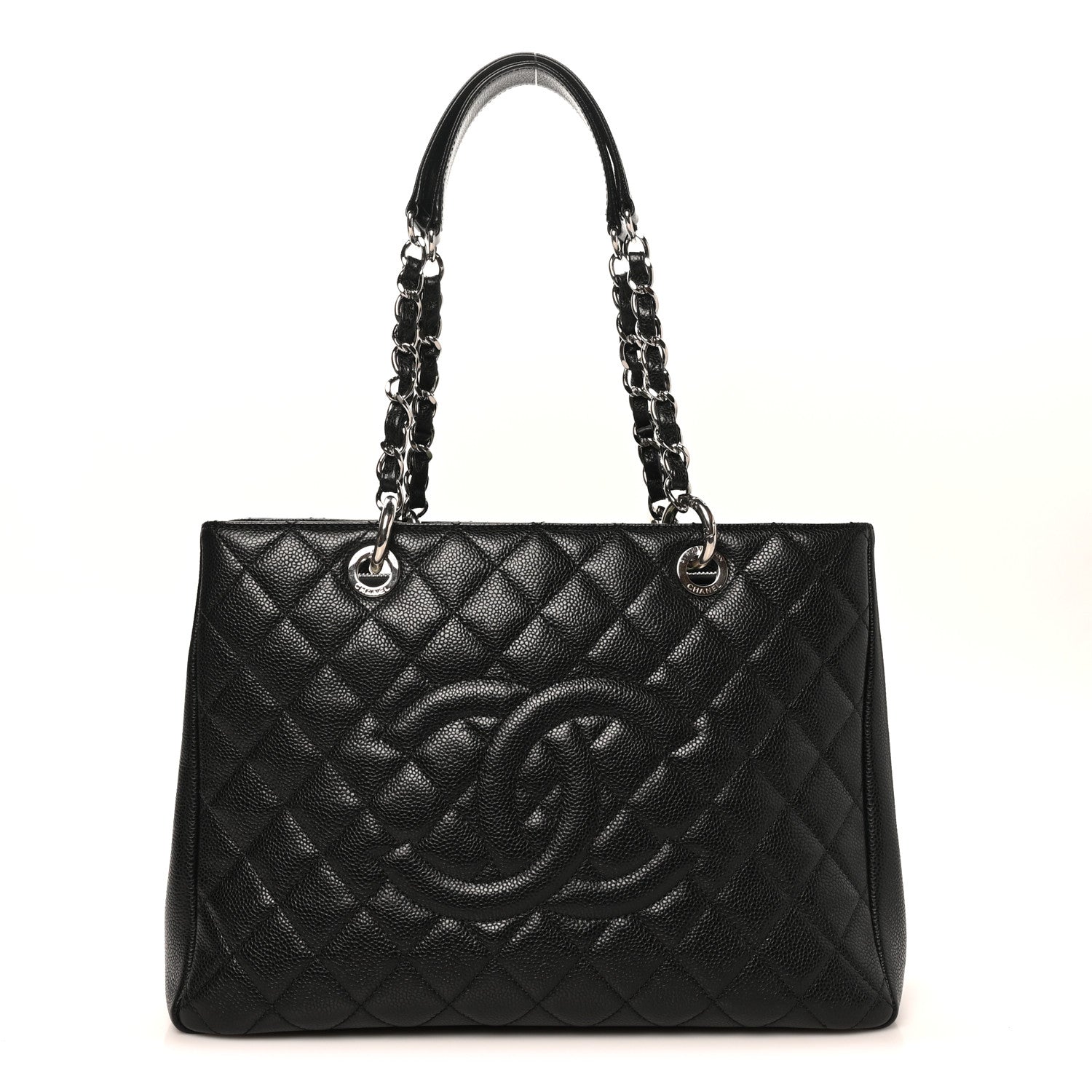 Chanel Caviar Quilted Grand Shopping Tote GST Black 1 of 10