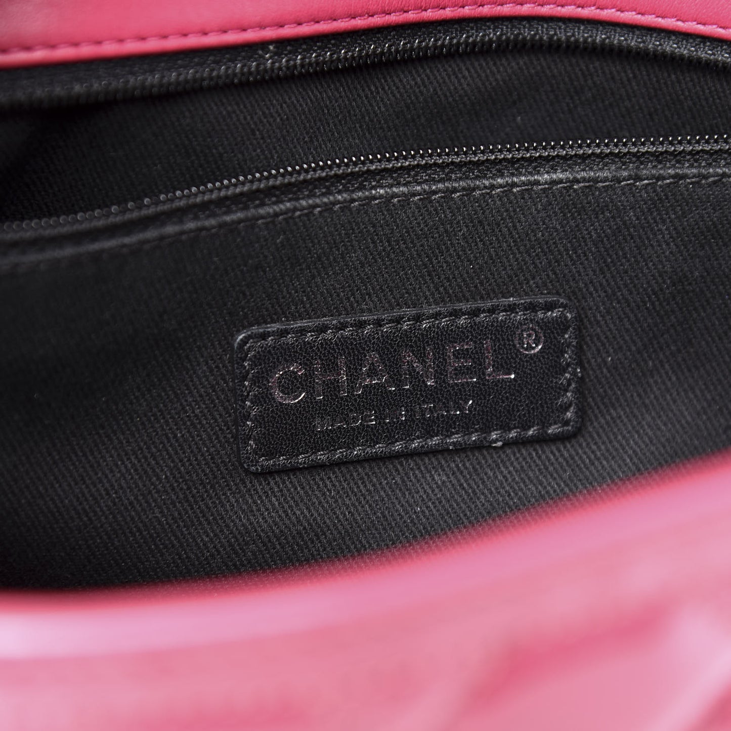 Patent Quilted Large Coco Shine Flap Pink
