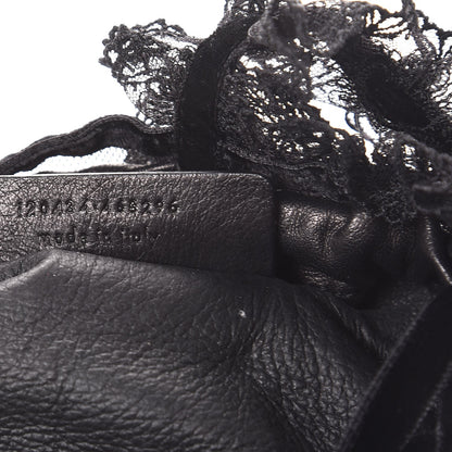 Saint Laurent Mesh Lace Up Corset Tote Black 7 of 7