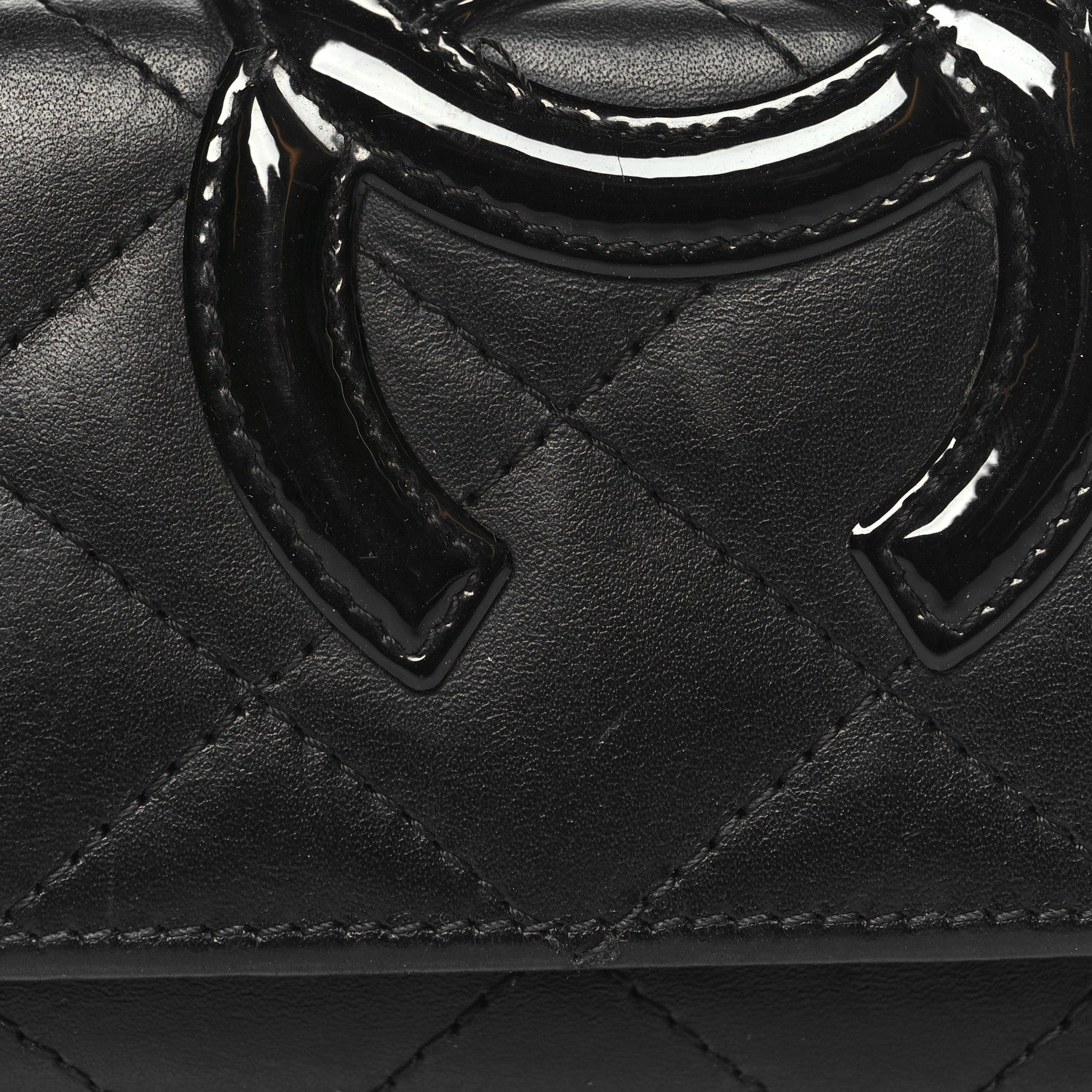 Chanel Calfskin Quilted Cambon 6 Key Holder Black 9 of 11