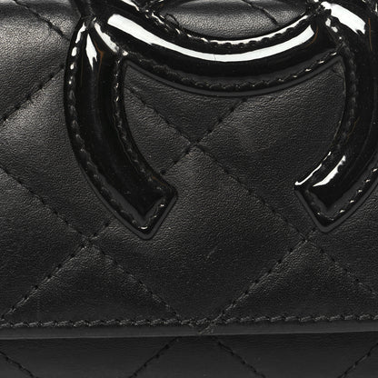 Chanel Calfskin Quilted Cambon 6 Key Holder Black 9 of 11