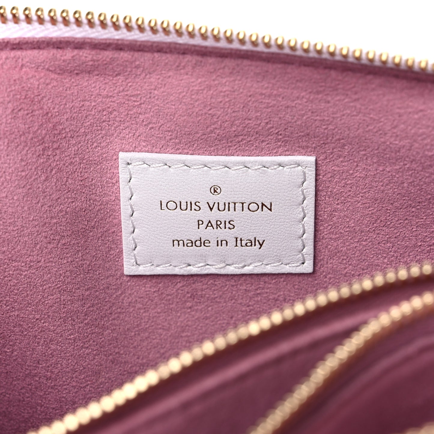 Lambskin Embossed Monogram LV Garden Coussin PM Cream