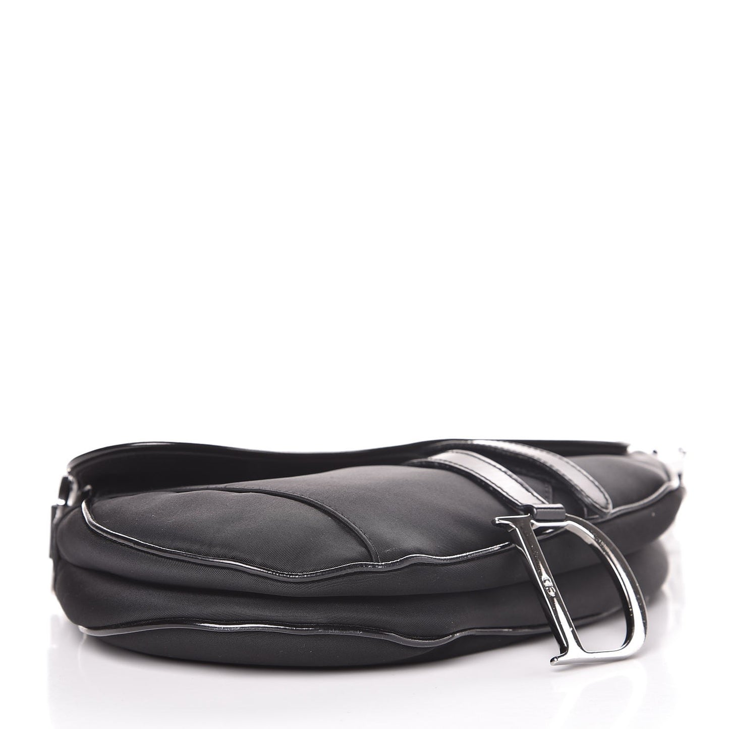 Nylon Saddle Bag Black
