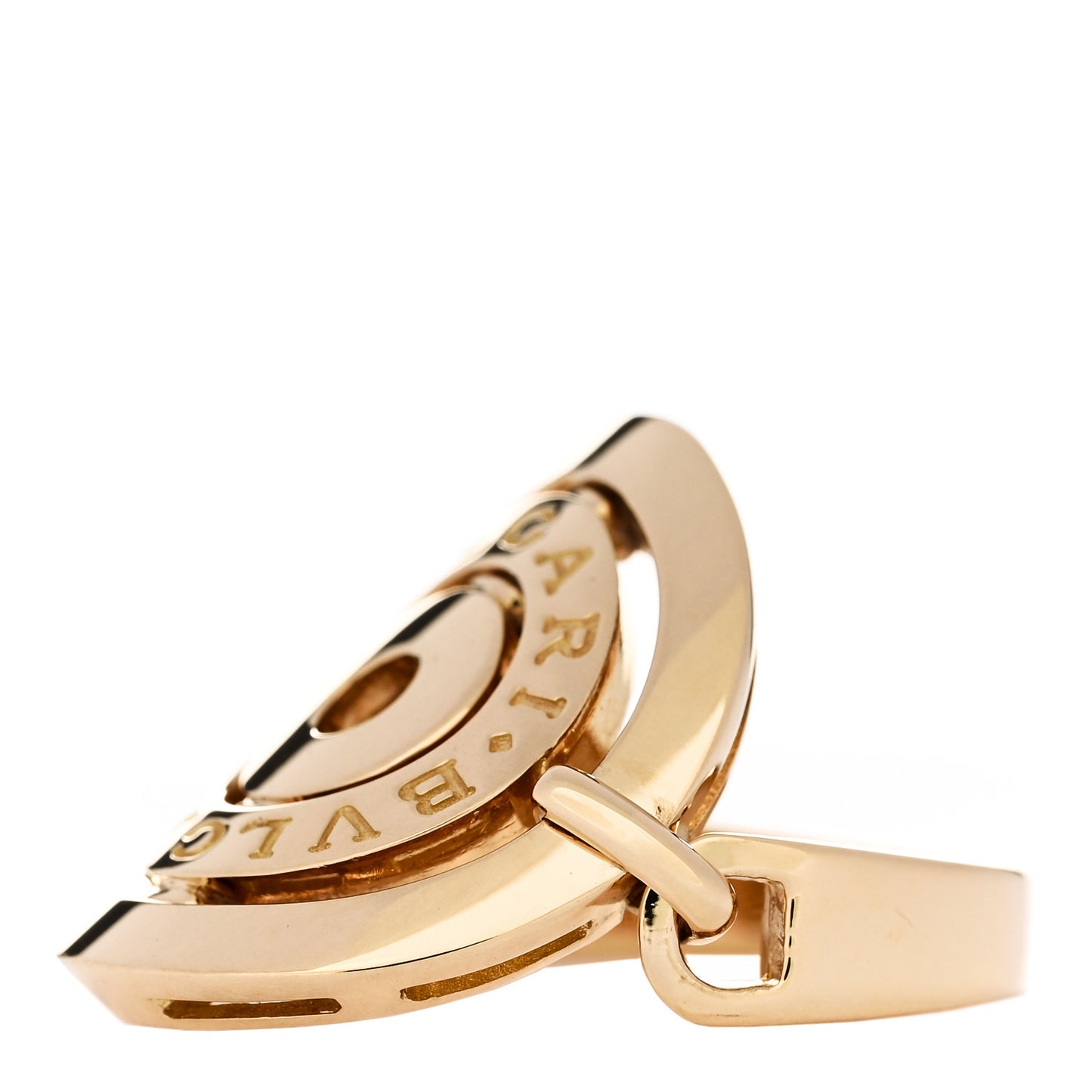 18K Yellow Gold Astrale Cerchi Ring 51 5.75