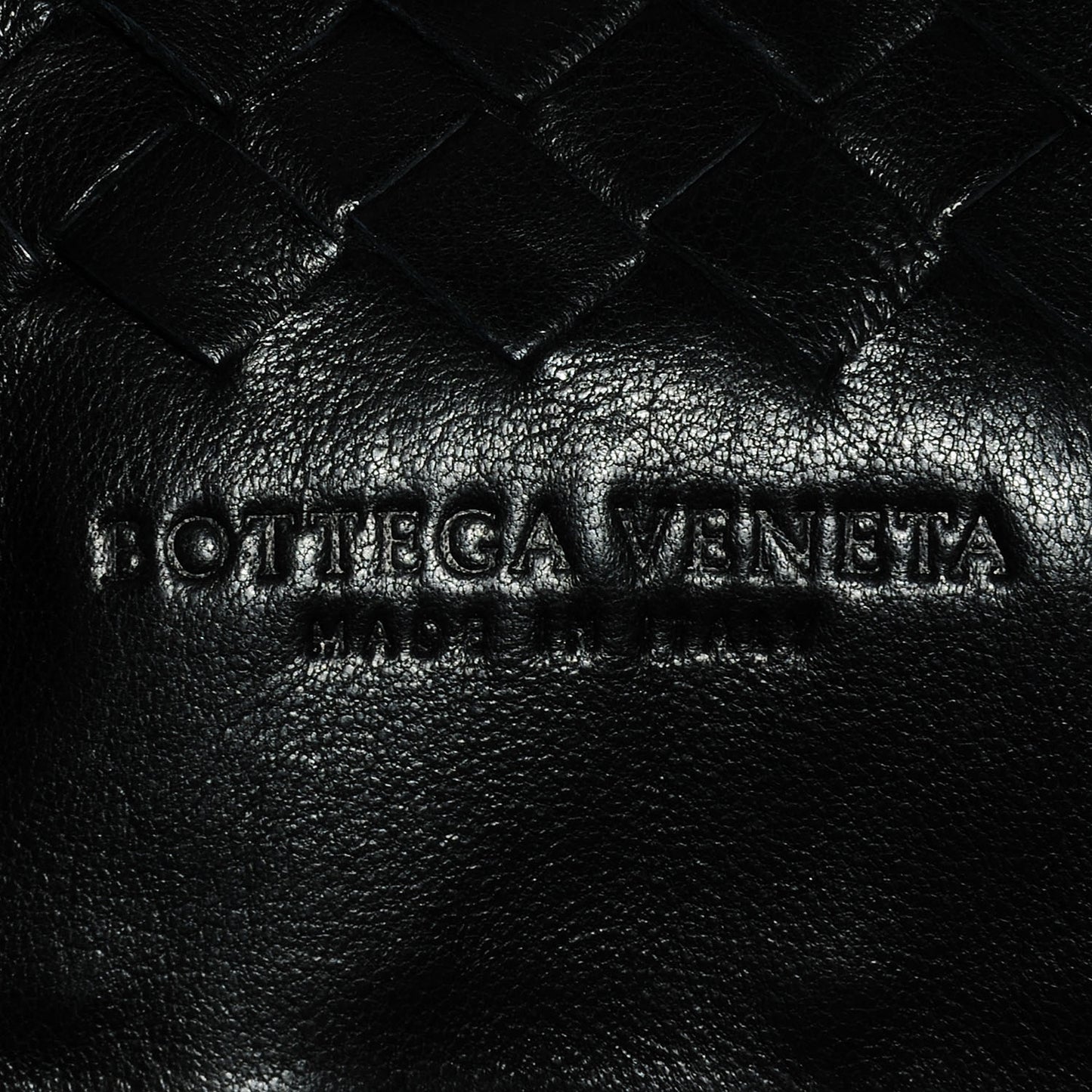 Nappa Intrecciato Marquise Flower Tote Nero Black